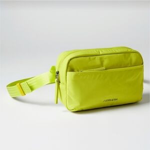 Athleta Crossbody Belt Bag; RARE!🌞; CITRON (Florescent Yellow); Unisex
